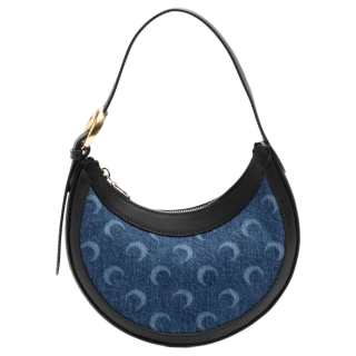 Marine Serre Deadstock Eclips Panelled Shoulder Bag