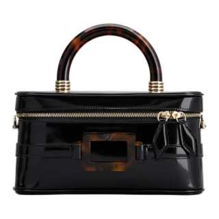 Roger Vivier Logo Engraved Zipped Tote Bag