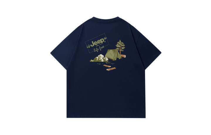Jeep Jeep T Shirts Unisex Crew Neck Moderate Straight Fit