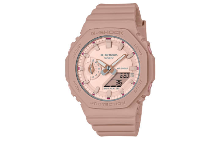 CASIO CASIO Women's Liquid Crystal/Analog Dual Display Series Pink Watch
