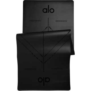 Alo Yoga Mats Natural Rubber Unisex Black