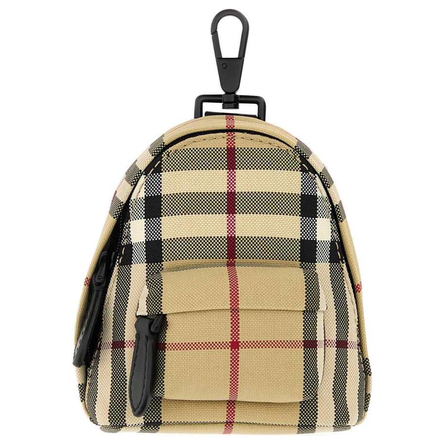 Burberry Burberry Leather Charms Men's Khaki