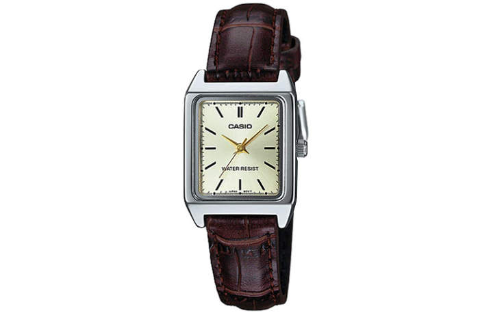 CASIO CASIO STANDARD VINTAGE Small Square Table Quartz Movement Leather Strap Watch Women's Watch