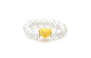 CHOW TAI FOOK SOINLOVE Series Gold Ring Unisex