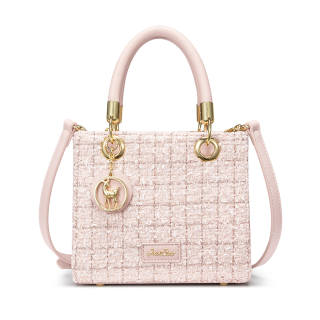 JUST STAR Woolen Handbag Regular Women's Multicolor