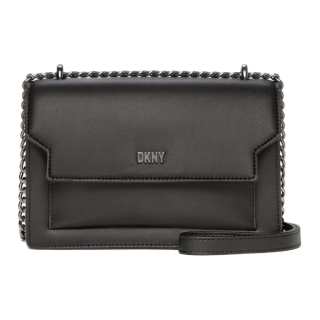 DKNY Leather Shoulder Bag, Crossbody Bag Women's Black