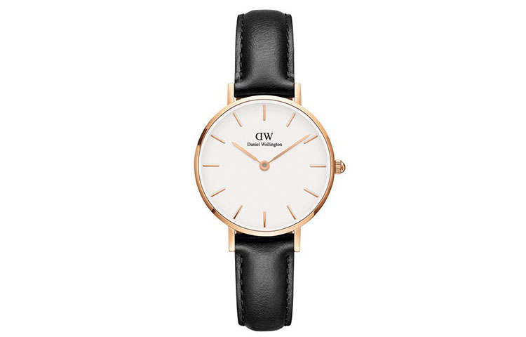 DW/DanielWellington Daniel Wellington DW Watch Quartz Movement Leather Strap 28mm White Dial Women's Watch