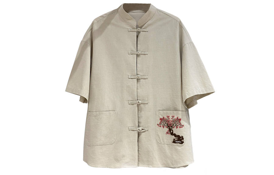 GDRX GDRX Shirts Unisex Stand Collar Thin Shirt