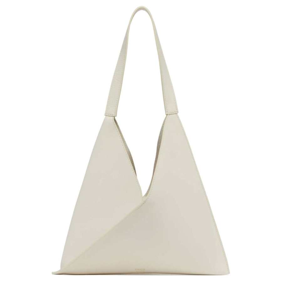 KHAITE Leather One Shoulder Handbag Small Women's White