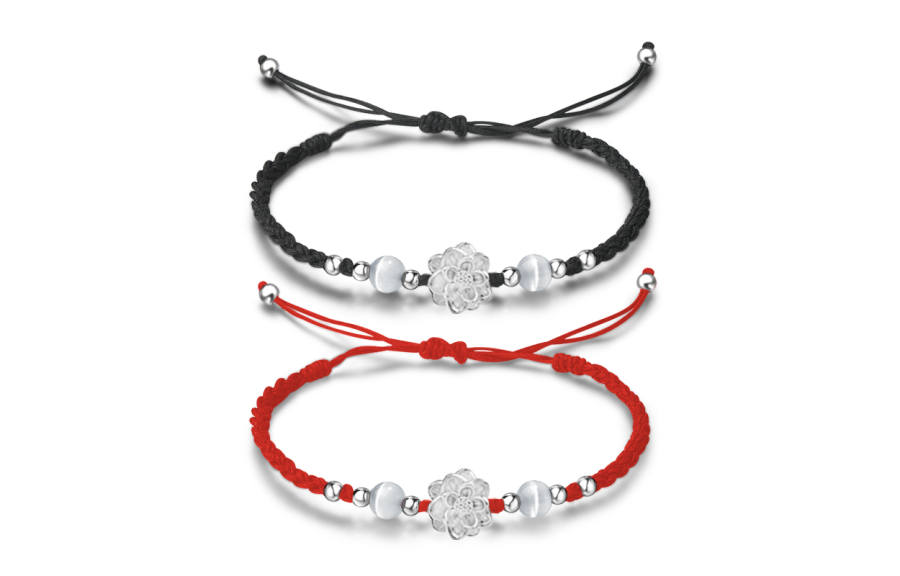 D.K.X D.K.X S999 Fine Silver Rope Bracelets Unisex