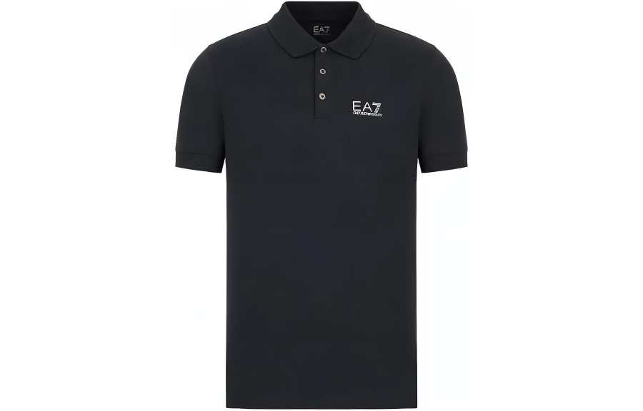 EMPORIO ARMANI EA7 SS23 Polo Shirt Men's Navy Blue