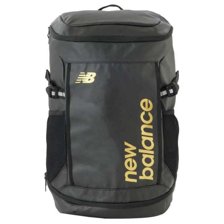 New Balance New Balance Polyester Backpack Regular Unisex Black & Gold