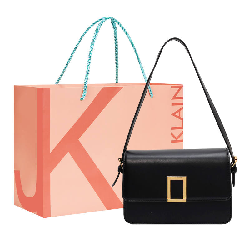 JANE KLAIN PU Leather Tofu Bag, Small Square Bag, Shoulder Bag, Crossbody Bag Regular Women's Black/White/Brown