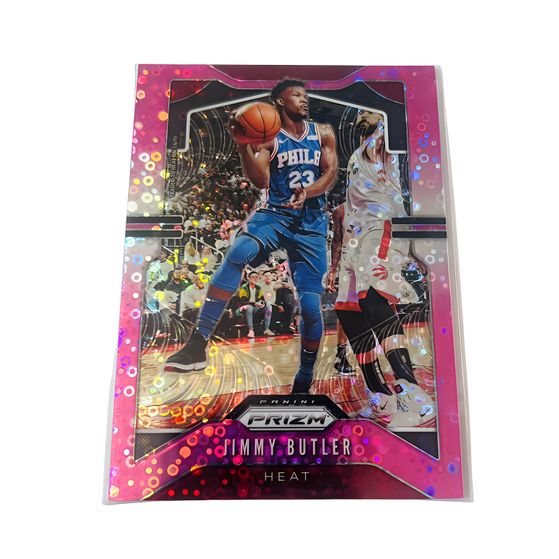 PANINI 19 20 76ers, Butler Prizm Pink Bubbles Fold 50, Player Cards, Card Condition Pass Sports Cards 1 Pc
