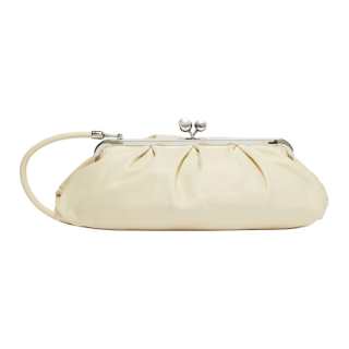 WEEKEND MaxMara Ramskin Shoulder Bag, Crossbody Bag Large Women's Ivory