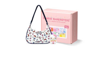 Zgo Polyester Portable Underarm Crossbody Bag, Baguette Crescent Moon Shoulder Bag Small Women's Blue