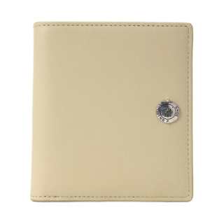MIHARA YASUHIRO Cow Leather Wallet Unisex Blue/Yellow/Black