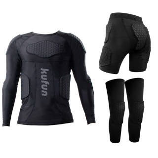 KUFUN Ski Protective Gear Cushioning Anti Collision, Breathable Comfortable Unisex