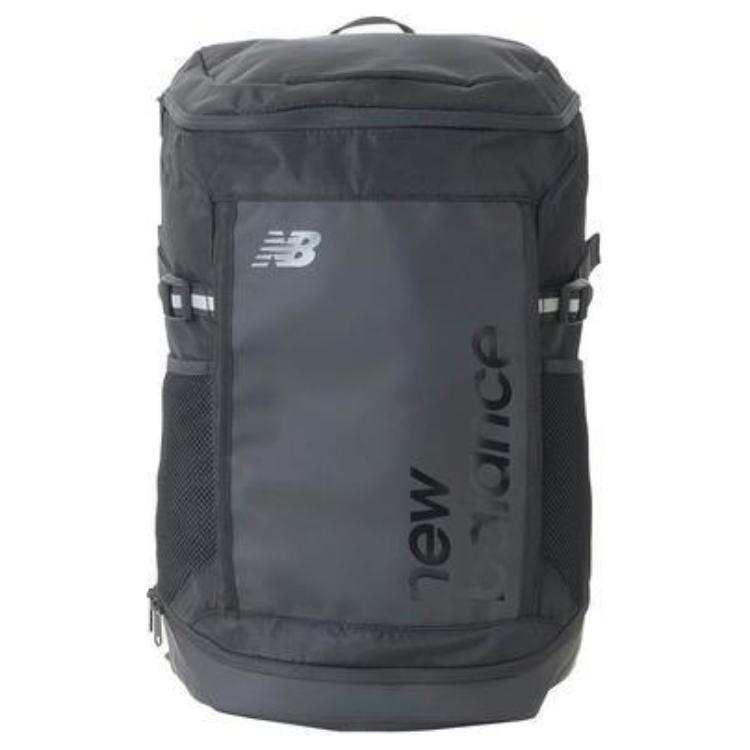 New Balance New Balance Polyester With Synthetic Leather Backpack Unisex Black Gray