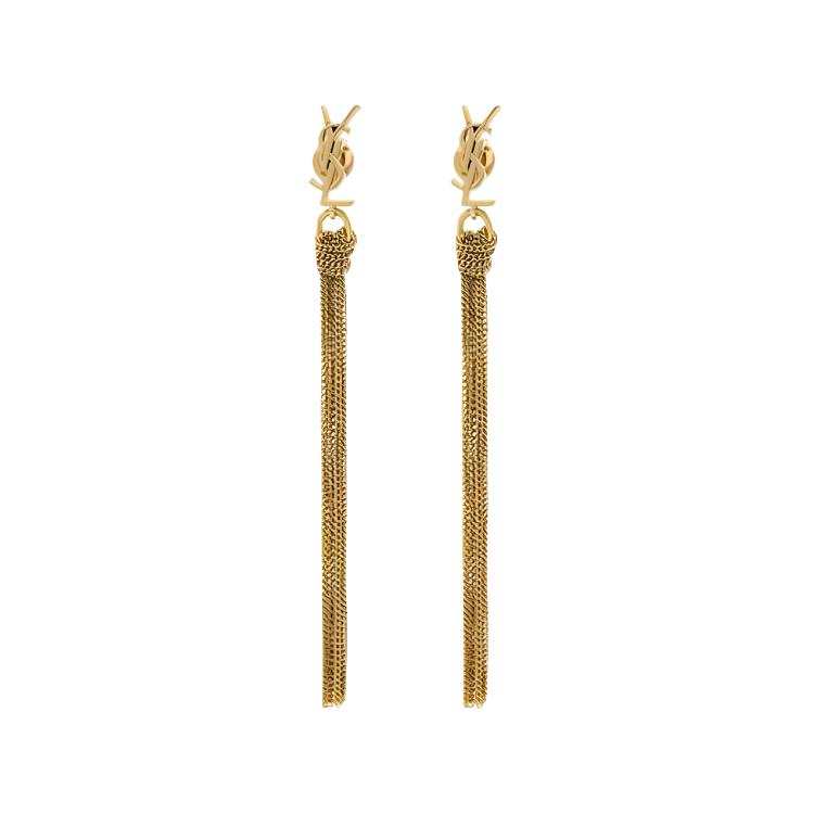 SAINT LAURENT SAINT LAURENT Cassandre Tassel Earrings