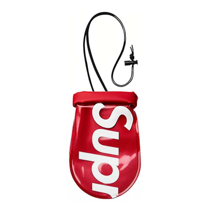 Supreme Supreme SS18 Fabric Cell Phone Pocket Coin Purse Unisex Red
