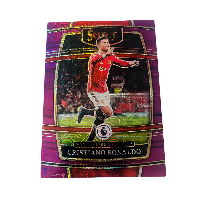 PANINI 21 22 Manchester United, Cristiano Ronaldo CR7 MOJO Refringer, Player Card, Card Quality Guaranteed Sports Cards