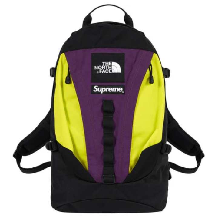 Supreme Supreme The North Face X The North Face Collaboration Supreme FW18 Polyester Backpack Unisex Purple Yellow