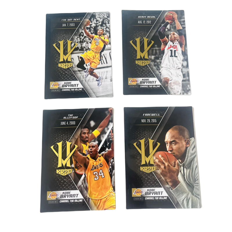 PANINI Kobe Bryant 15 16 Basketball NBA Lakers 4 Pcs Combination Star Card Set Sports Cards 4 Pcs
