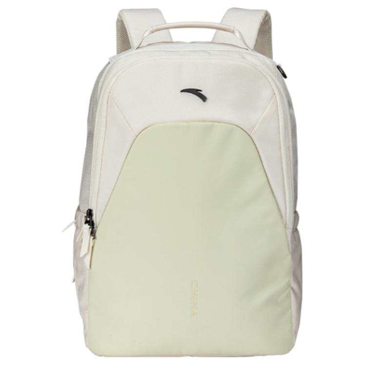 ANTA Anta Variety Training Collection Polyester Backpack Unisex Paper Yarn White