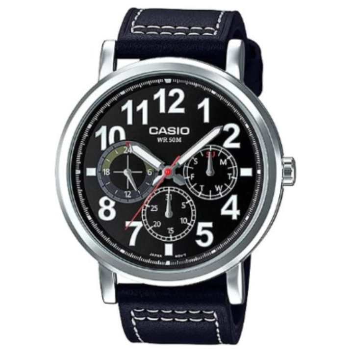 CASIO CASIO Unisex Standard Series 52.5mm Black Watch MTP-E309L-1AV