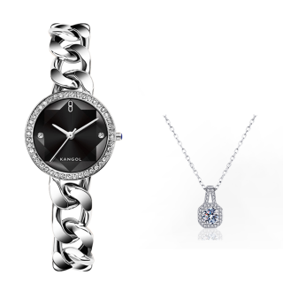 KANGOL Quartz Movement Women's Watch Black Dial