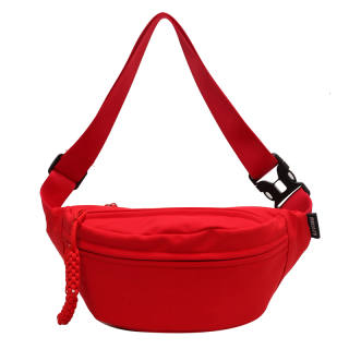 BALANG Zip Closure Canvas Shoulder Bag Sports Backpack Fanny Pack Crossbody Bag Sling Bag Regular Unisex