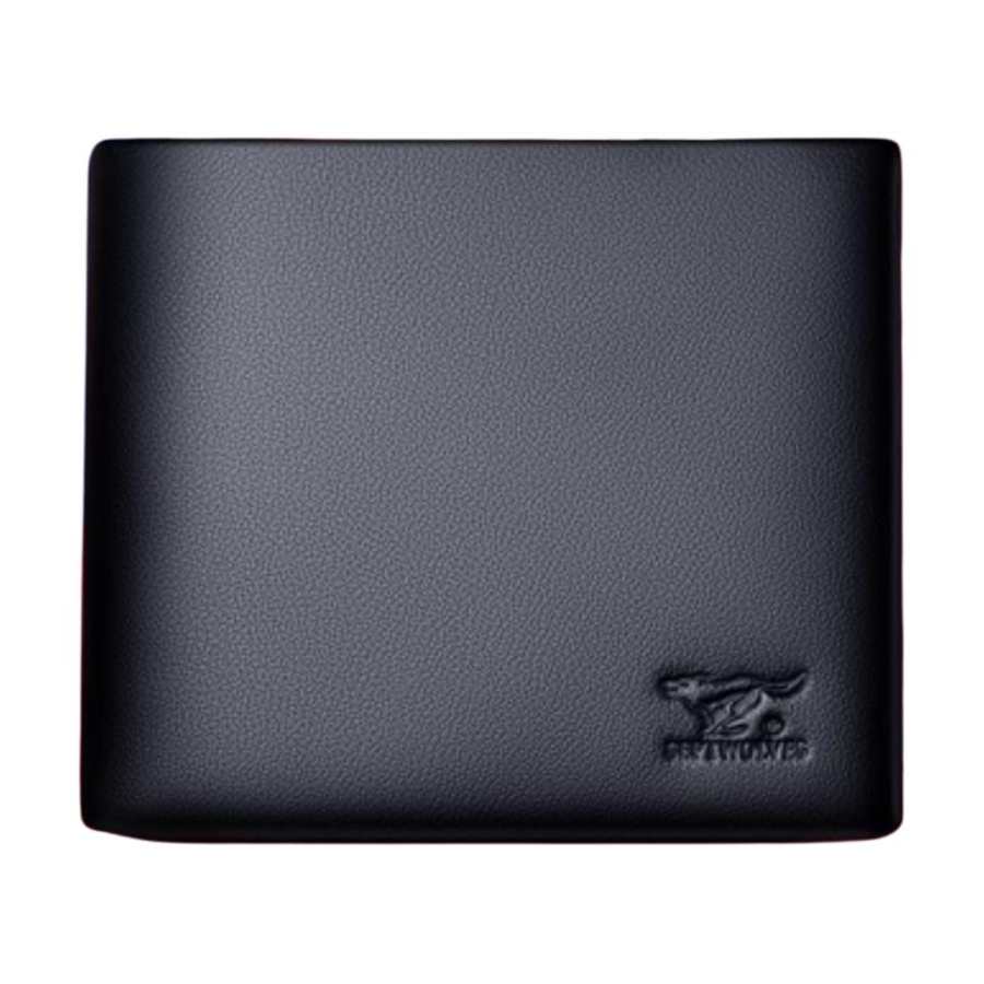 SEPTWOLVES SEPTWOLVES Cow Leather Wallet Men's Black