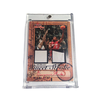 FLEER Topps Wade 2004 Fleer Sweet Strokes 19 Double Window Two Tone Patch Player Cards, Card Condition Pass Sports Cards 1 Pc