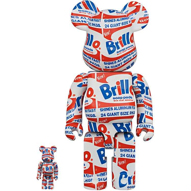 BE@RBRICK BE@RBRICK x Andy Warhol Brillo BE@RBRICK figure