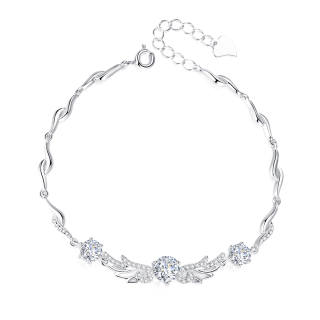 SEVEN COOK 999 Fine Silver Bracelets Women's Silver