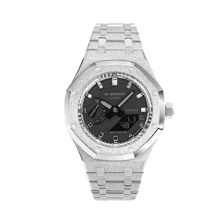 CASIO CASIO Unisex Liquid Crystal/Analog Dual Display Series 44.5mm Black Watch