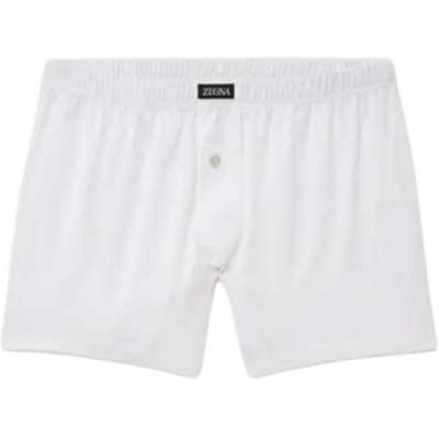 Ermenegildo Zegna Zegna Logo Detailed Elasticated Waistband Boxers