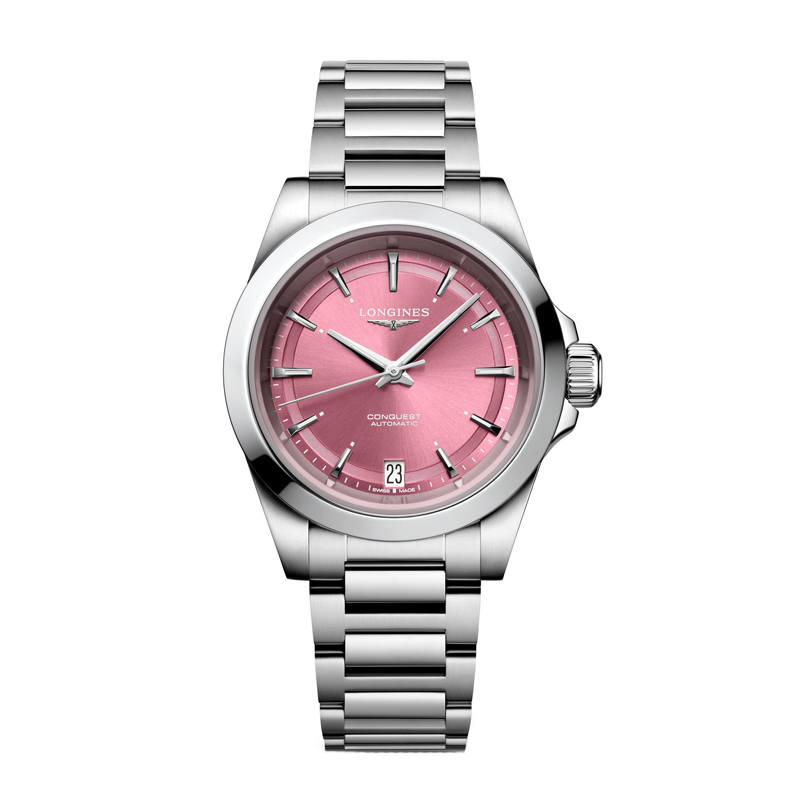 LONGINES Kangcai Joy Collection Automatic Mechanical Movement 100m Waterproof Women's Watch 34mm