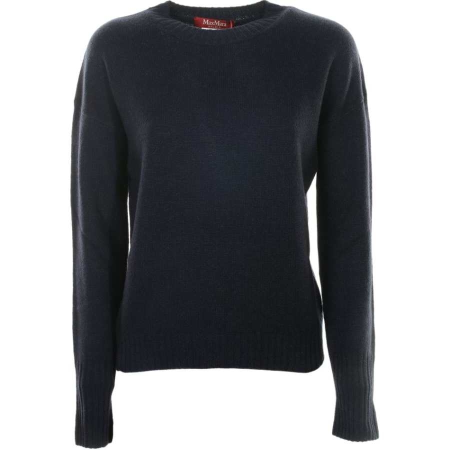 MaxMara Knitwear Women's Black Crew Neck Moderate Other