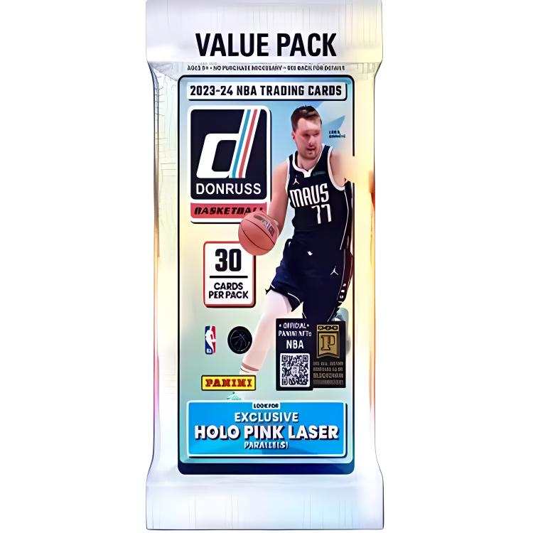 PANINI 23/24 Panini Donruss Basketball Fat Pack NBA Player Cards Sports Cards 3 Section Fatty Bag