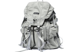 LIVEBOX EN DIRECT Nylon Backpack Large Men's Gray/Black