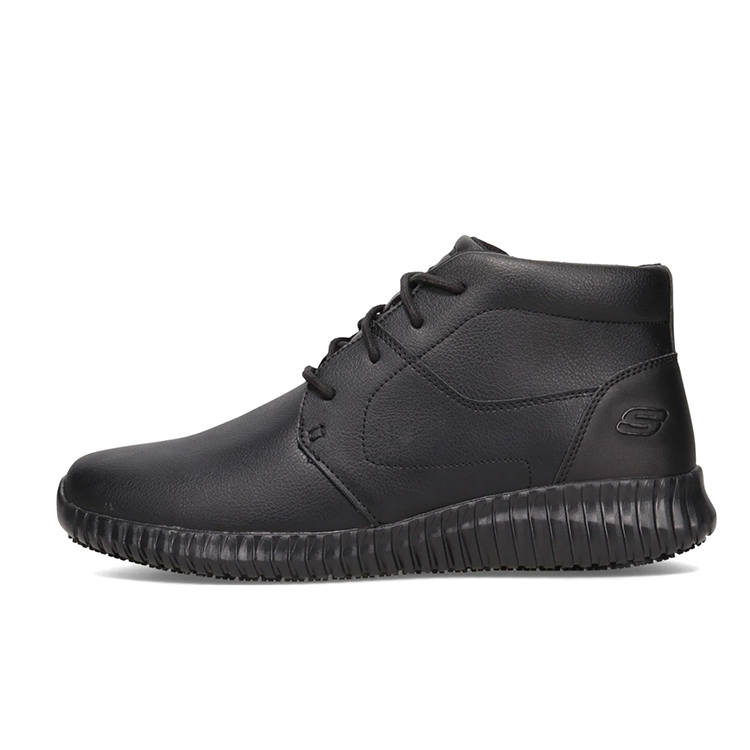 Skechers Relaxed Fit Cessnock Alesser SR Synthetic Leather, Split Cow Leather, Leather