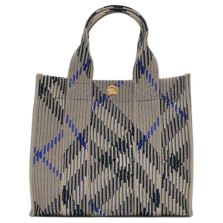 Burberry Polyamide Tote Bag, Shopping Bag, Shoulder Bag, Handbag Mini Women's Gray