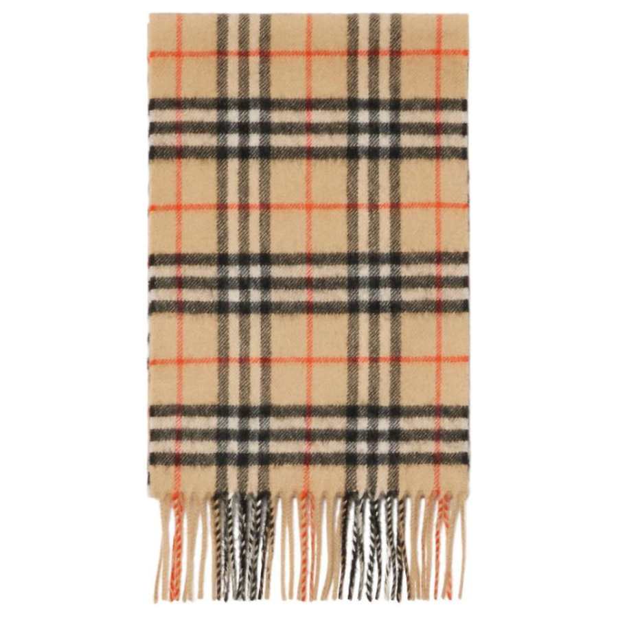 Burberry Burberry Checked Fringed Edge Scarf