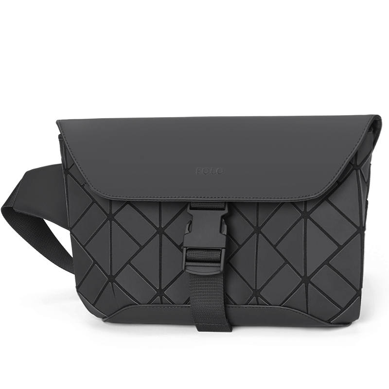 POLO Synthetic Leather Sling Bag Medium Men's Black