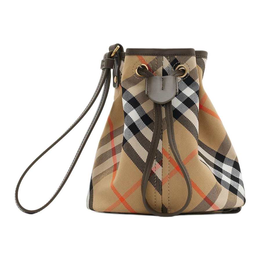 Burberry Cotton Clutch Women's Sand