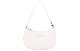 Kappa Matte Leather Classic Handbag Regular Women's White Rose Pink