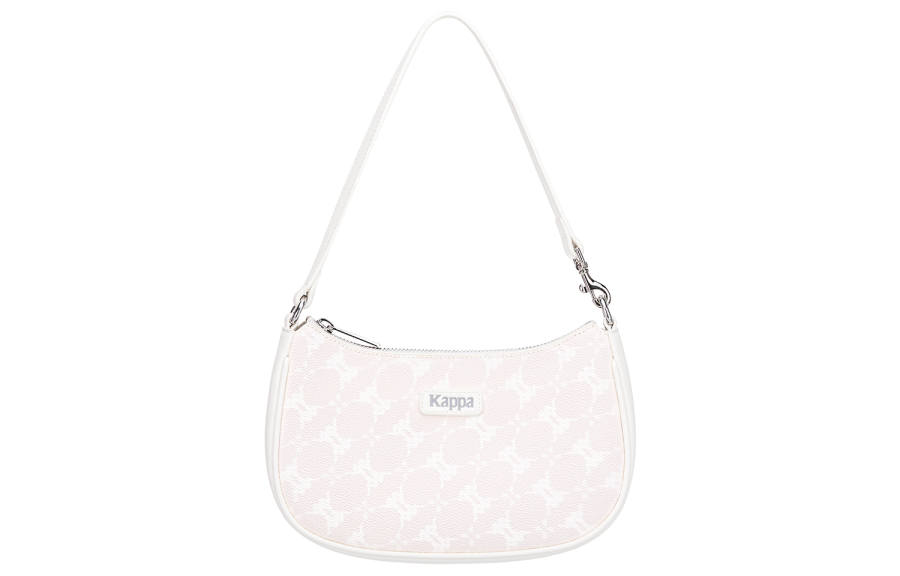 Kappa Matte Leather Classic Handbag Regular Women's White Rose Pink