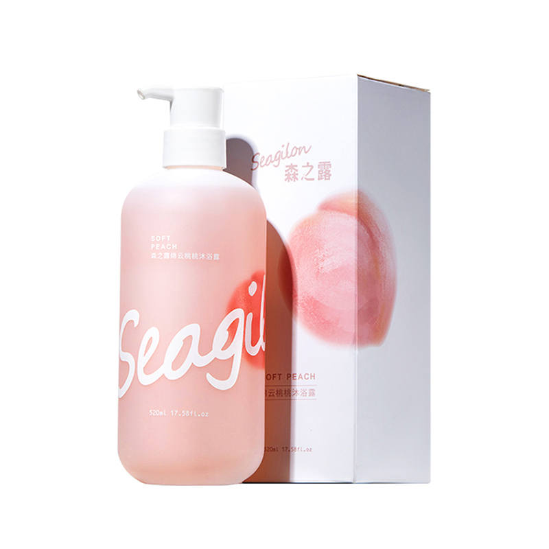 SEAGILON Cotton Cloud Peach Shower Gels 250ml/395ml/520ml
